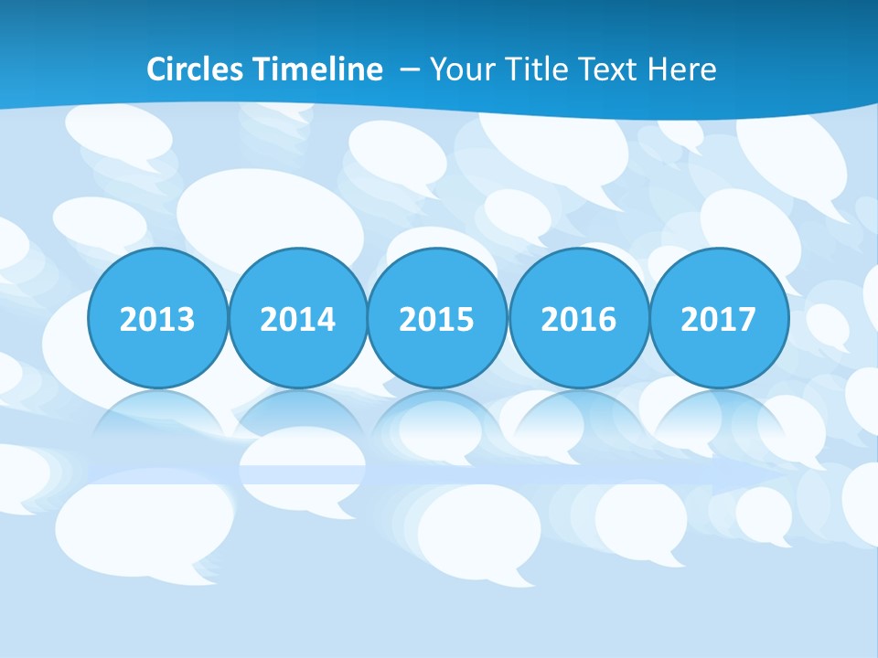 Bubble Speech Web PowerPoint Template