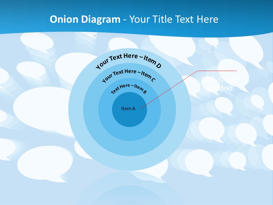 Bubble Speech Web PowerPoint Template