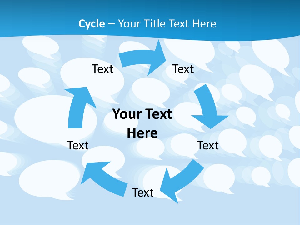 Bubble Speech Web PowerPoint Template