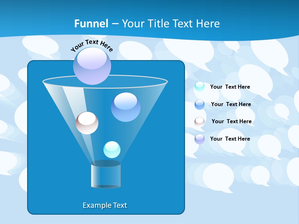 Bubble Speech Web PowerPoint Template