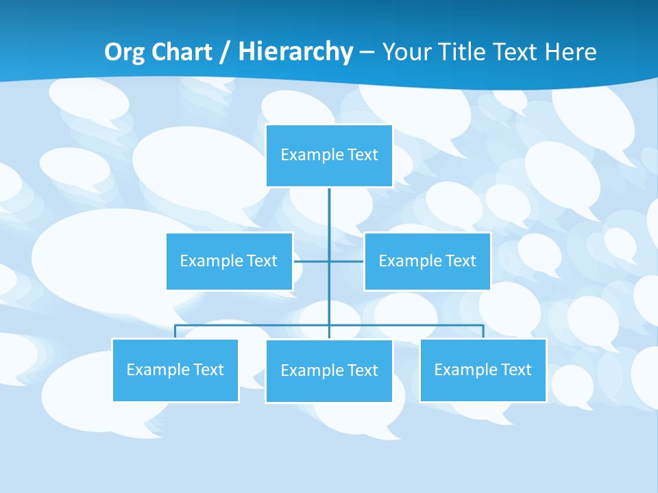 Bubble Speech Web PowerPoint Template