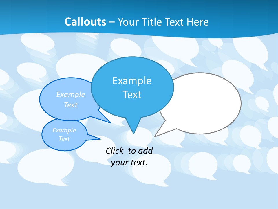 Bubble Speech Web PowerPoint Template