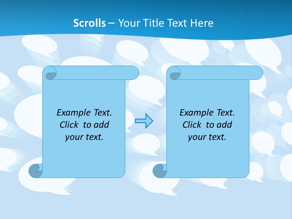 Bubble Speech Web PowerPoint Template