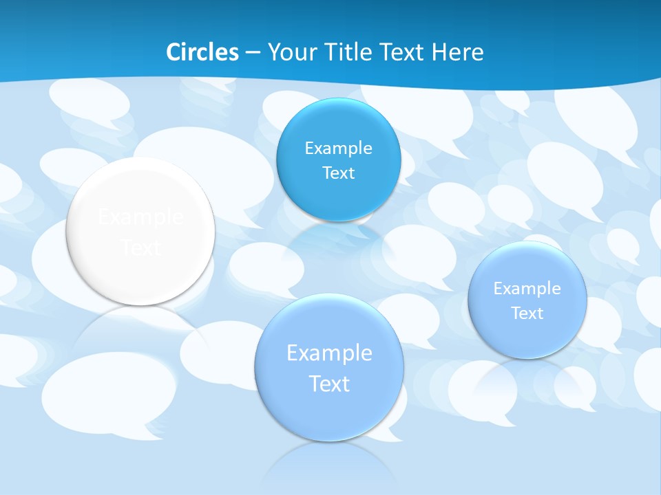 Bubble Speech Web PowerPoint Template