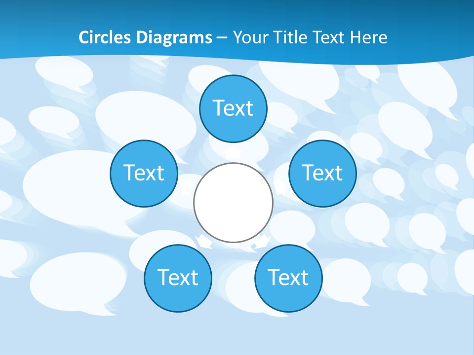 Bubble Speech Web PowerPoint Template