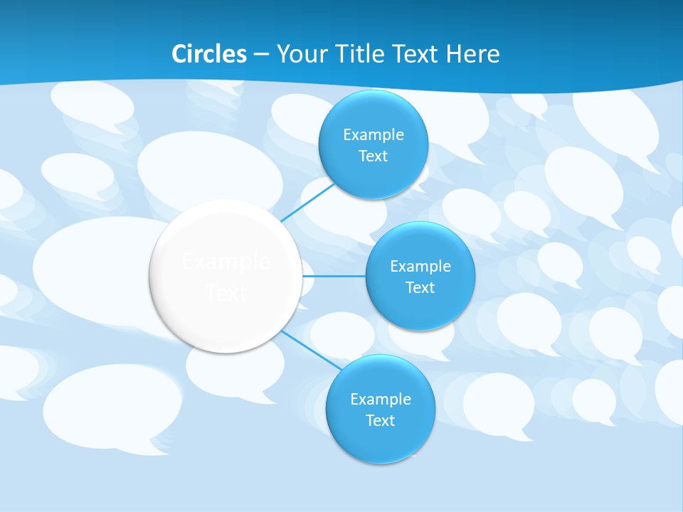 Bubble Speech Web PowerPoint Template