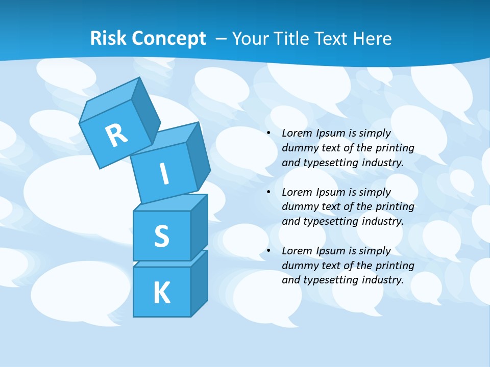 Bubble Speech Web PowerPoint Template