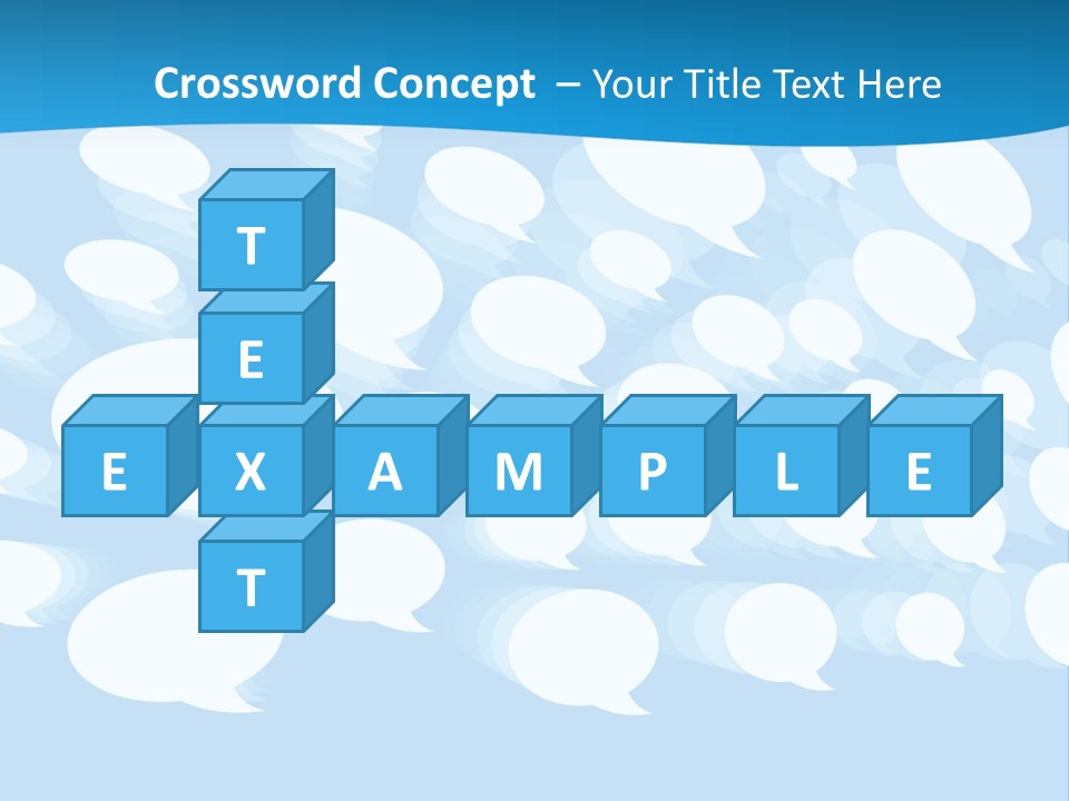 Bubble Speech Web PowerPoint Template