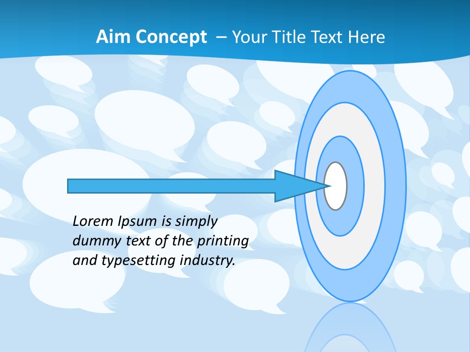 Bubble Speech Web PowerPoint Template