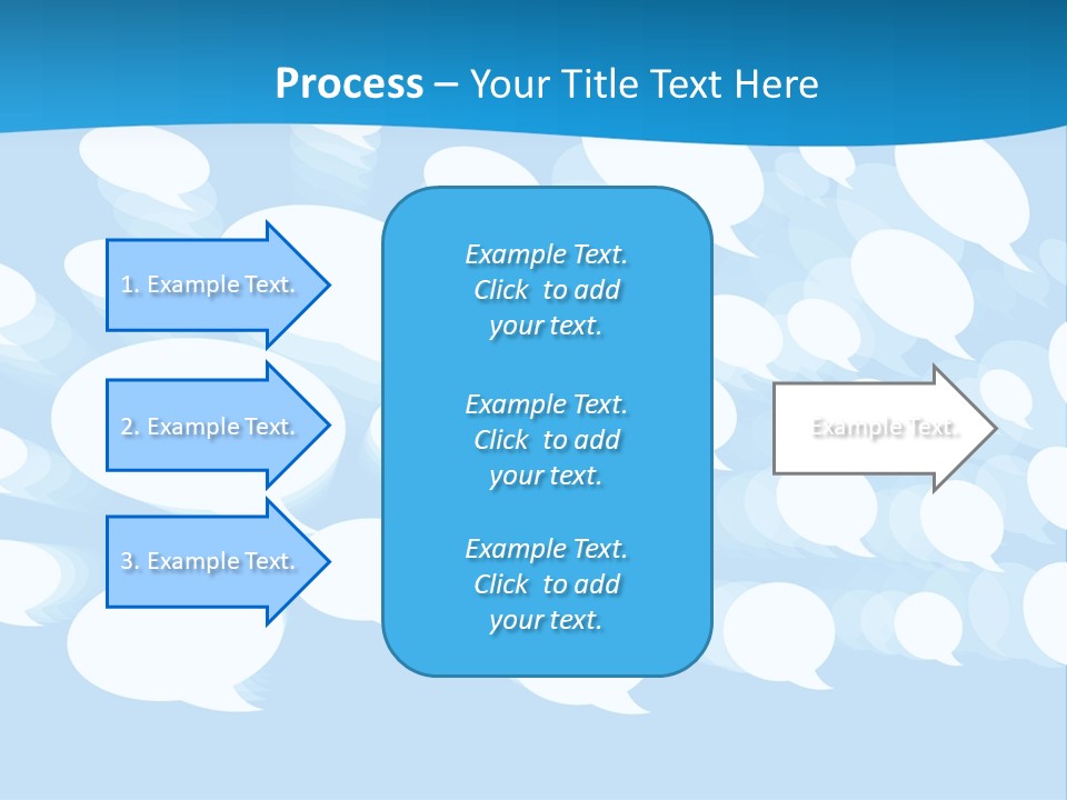 Bubble Speech Web PowerPoint Template