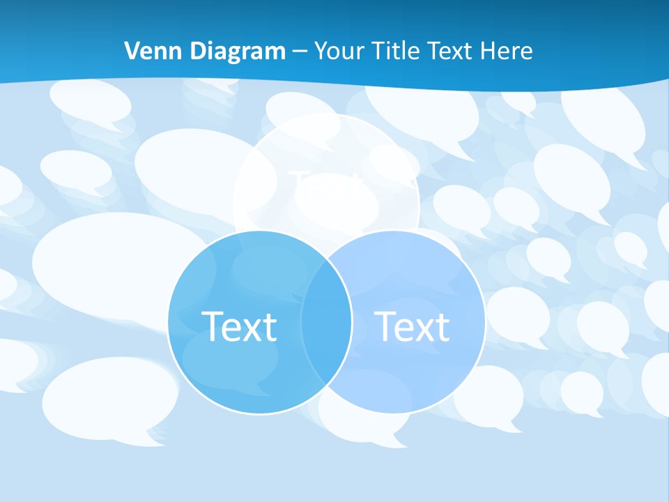 Bubble Speech Web PowerPoint Template