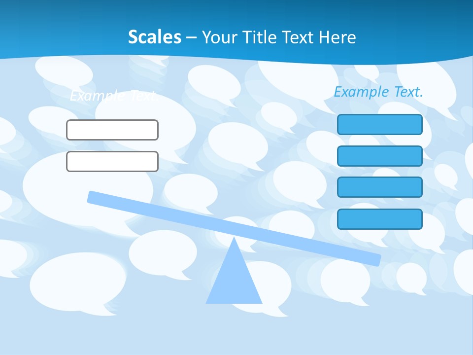 Bubble Speech Web PowerPoint Template