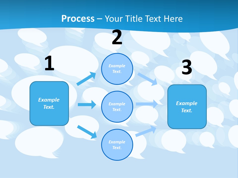 Bubble Speech Web PowerPoint Template