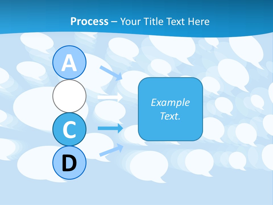 Bubble Speech Web PowerPoint Template