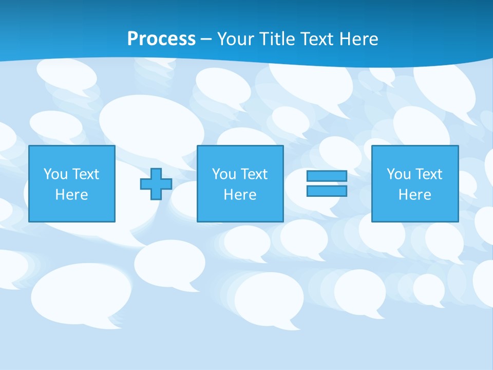 Bubble Speech Web PowerPoint Template
