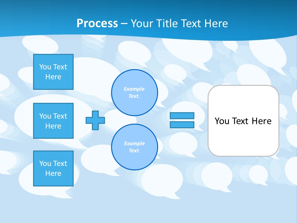 Bubble Speech Web PowerPoint Template