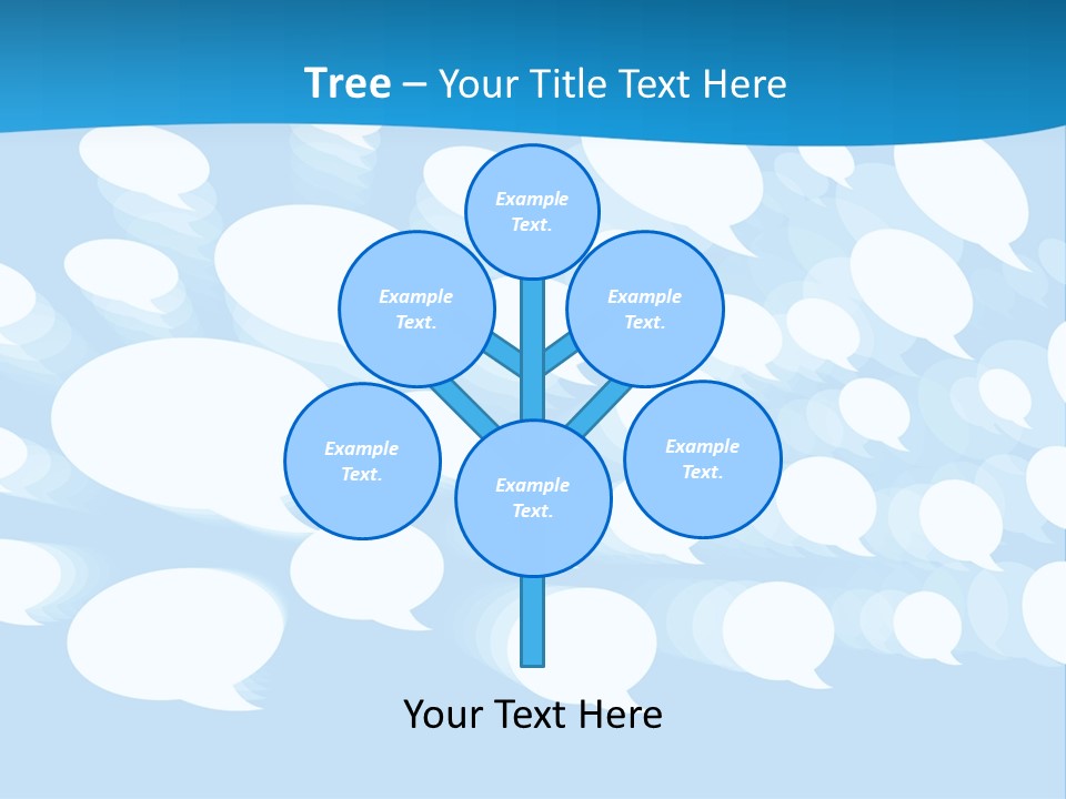 Bubble Speech Web PowerPoint Template