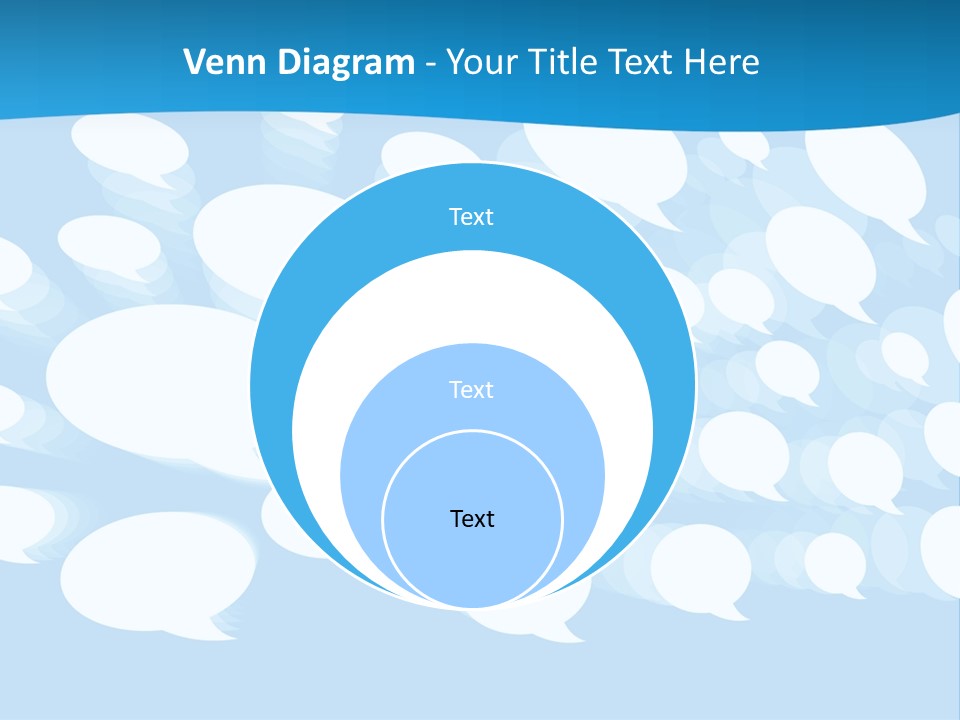 Bubble Speech Web PowerPoint Template