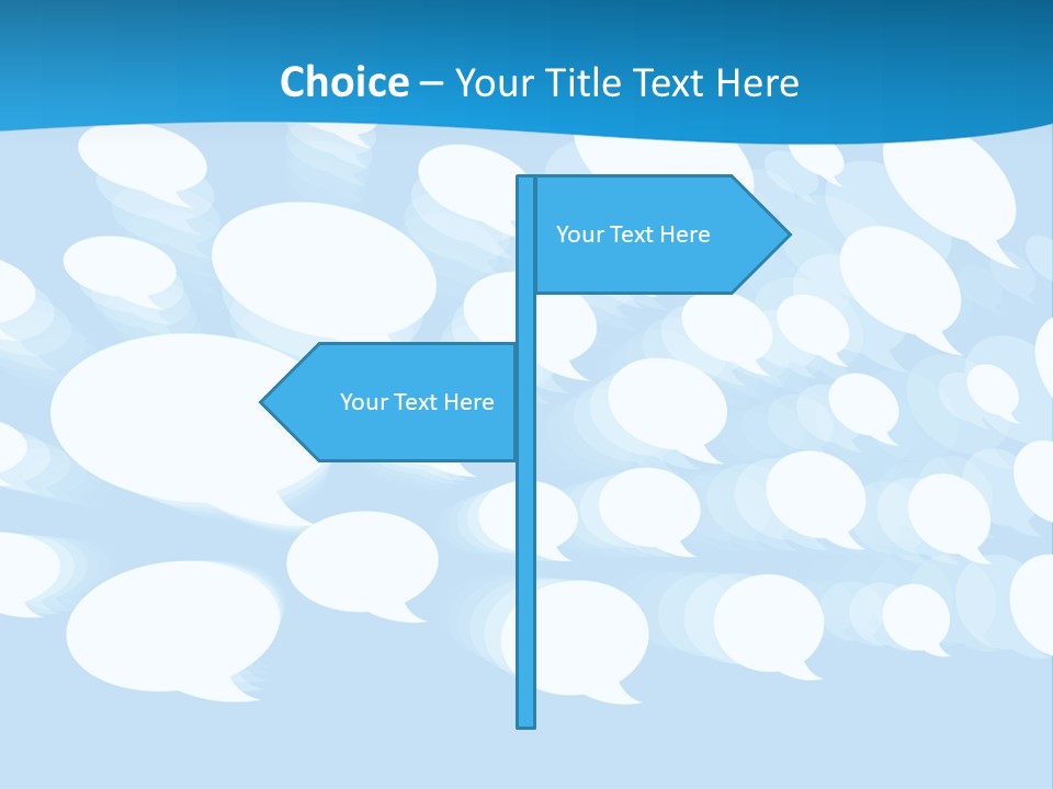 Bubble Speech Web PowerPoint Template