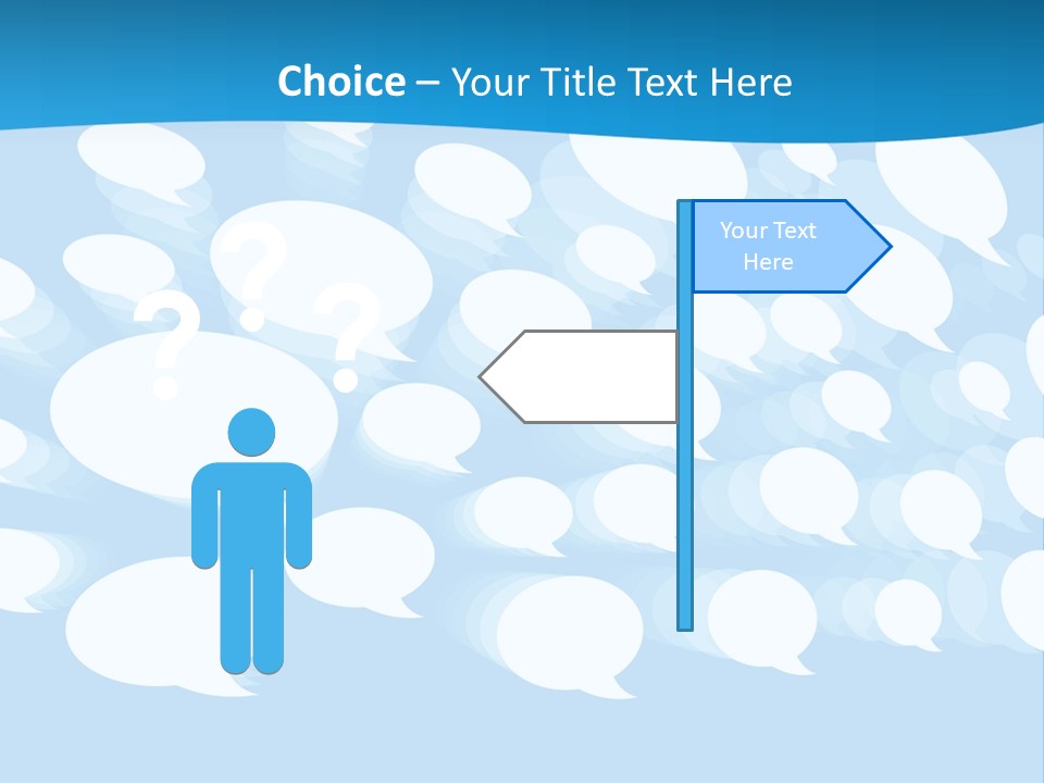 Bubble Speech Web PowerPoint Template