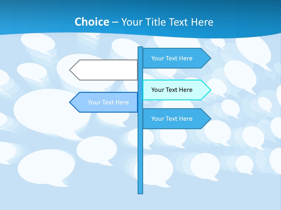 Bubble Speech Web PowerPoint Template