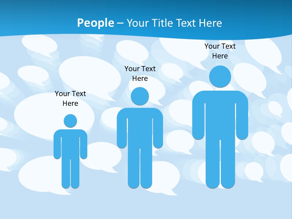 Bubble Speech Web PowerPoint Template