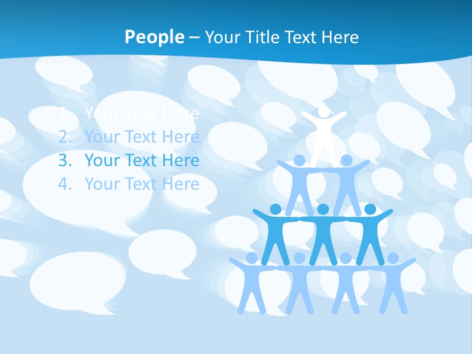 Bubble Speech Web PowerPoint Template