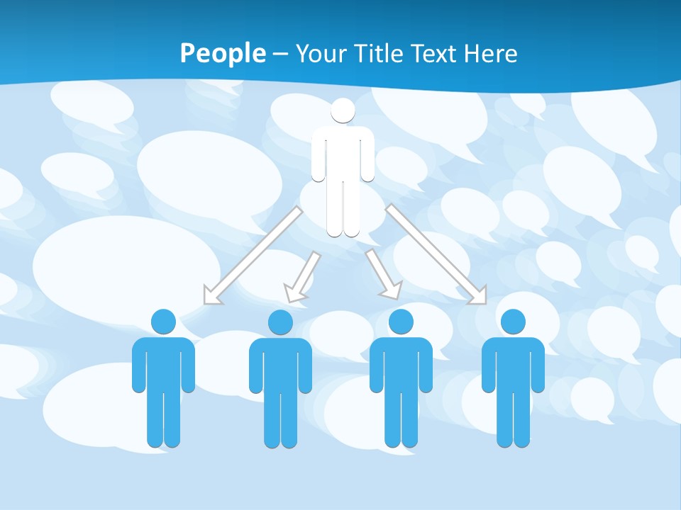 Bubble Speech Web PowerPoint Template