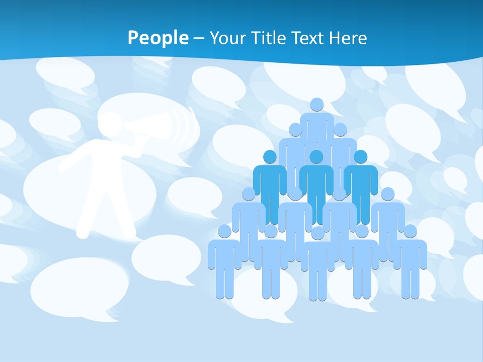 Bubble Speech Web PowerPoint Template