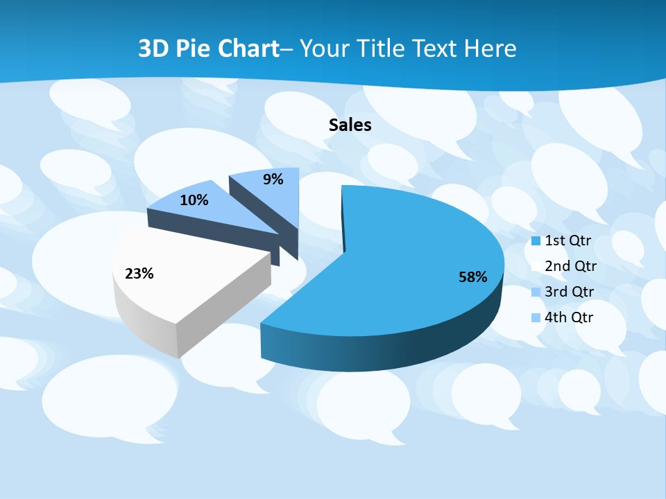 Bubble Speech Web PowerPoint Template