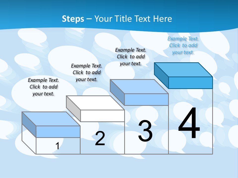 Bubble Speech Web PowerPoint Template