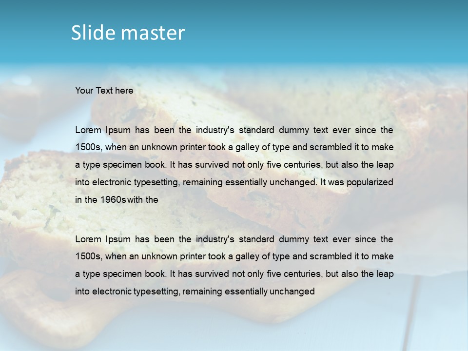 Food Diet Dessert PowerPoint Template