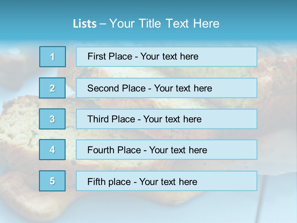 Food Diet Dessert PowerPoint Template