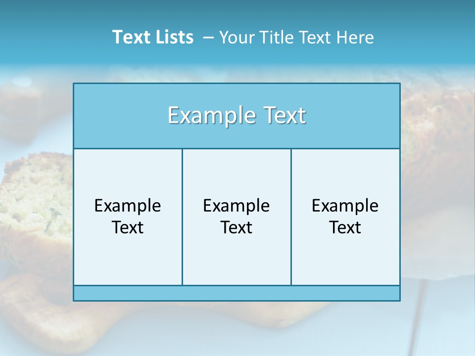 Food Diet Dessert PowerPoint Template