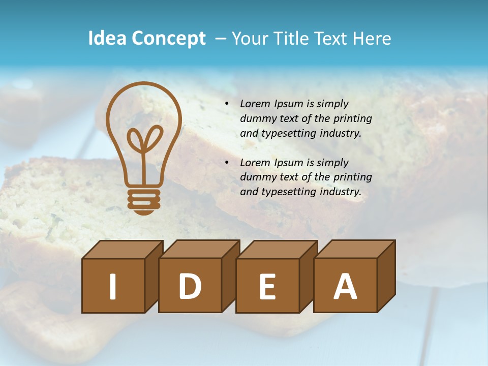 Food Diet Dessert PowerPoint Template