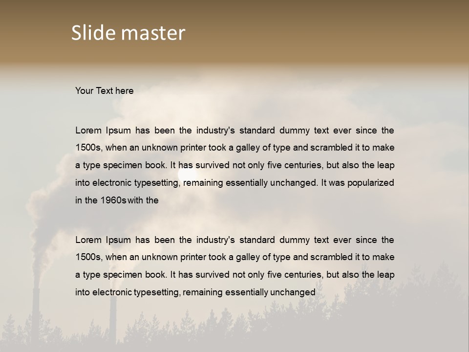 Fore T Background Puff PowerPoint Template