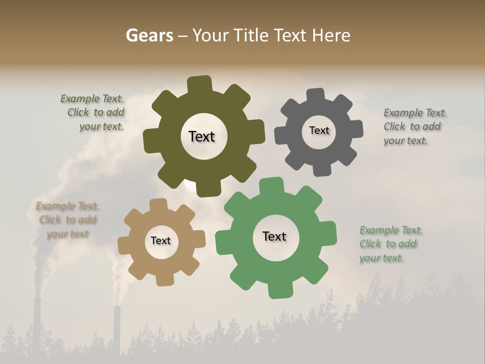 Fore T Background Puff PowerPoint Template