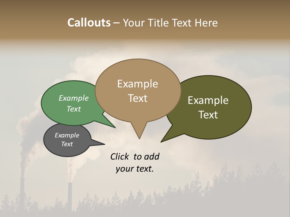 Fore T Background Puff PowerPoint Template