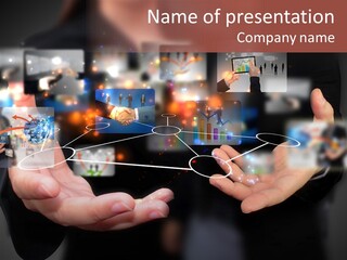 Concept Multimedia Network PowerPoint Template