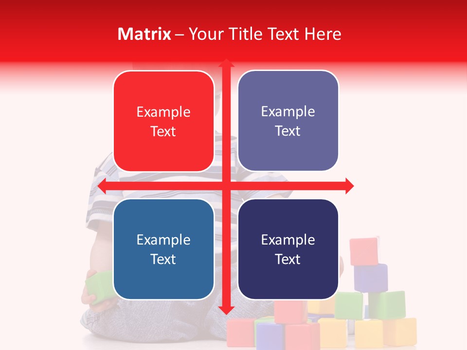 Small Boy White PowerPoint Template