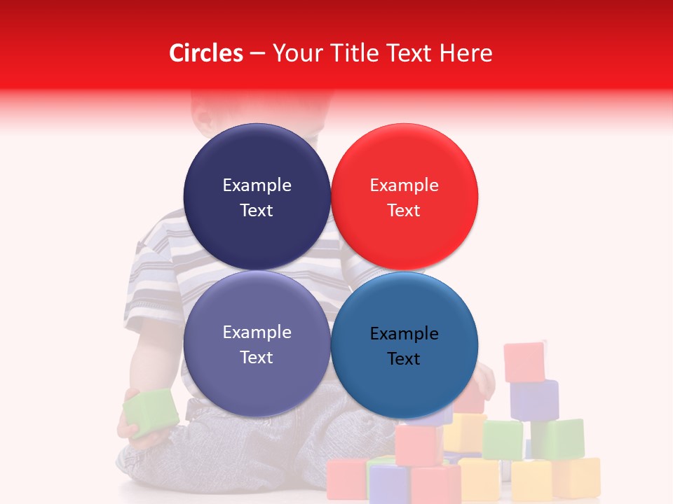 Small Boy White PowerPoint Template