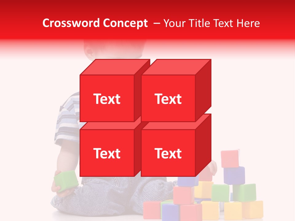 Small Boy White PowerPoint Template