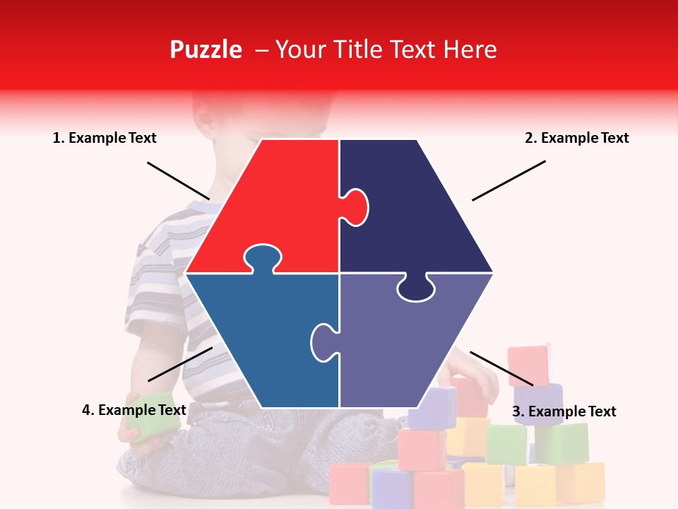 Small Boy White PowerPoint Template