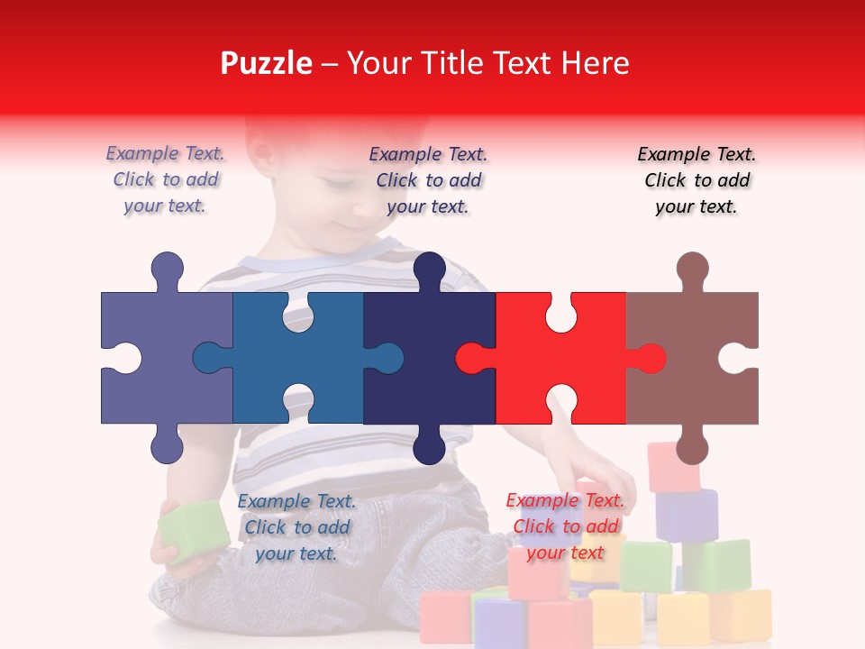 Small Boy White PowerPoint Template