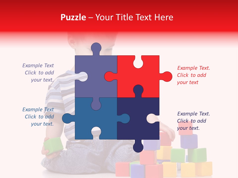 Small Boy White PowerPoint Template