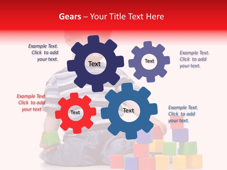 Small Boy White PowerPoint Template