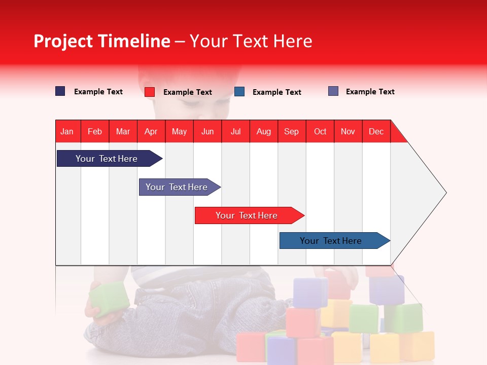 Small Boy White PowerPoint Template
