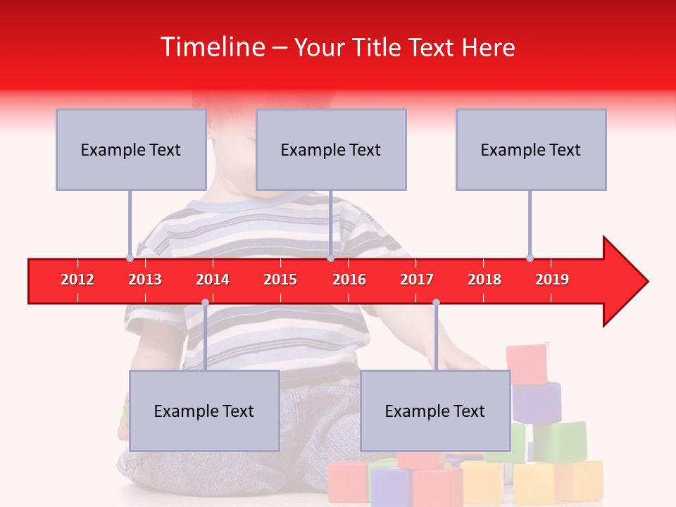 Small Boy White PowerPoint Template