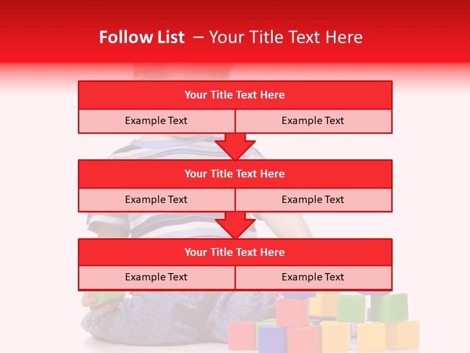 Small Boy White PowerPoint Template