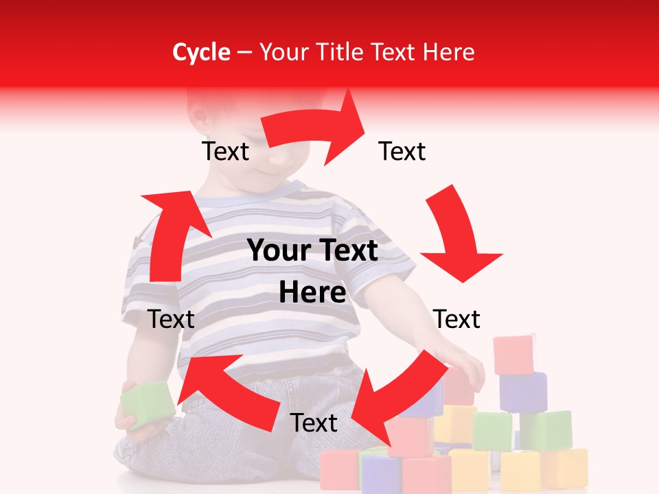 Small Boy White PowerPoint Template